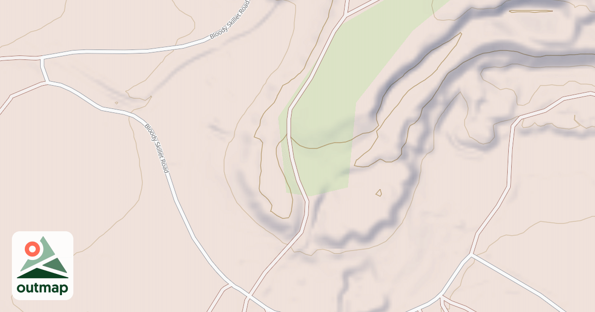 Map of Bloody Skillet ATV Trail