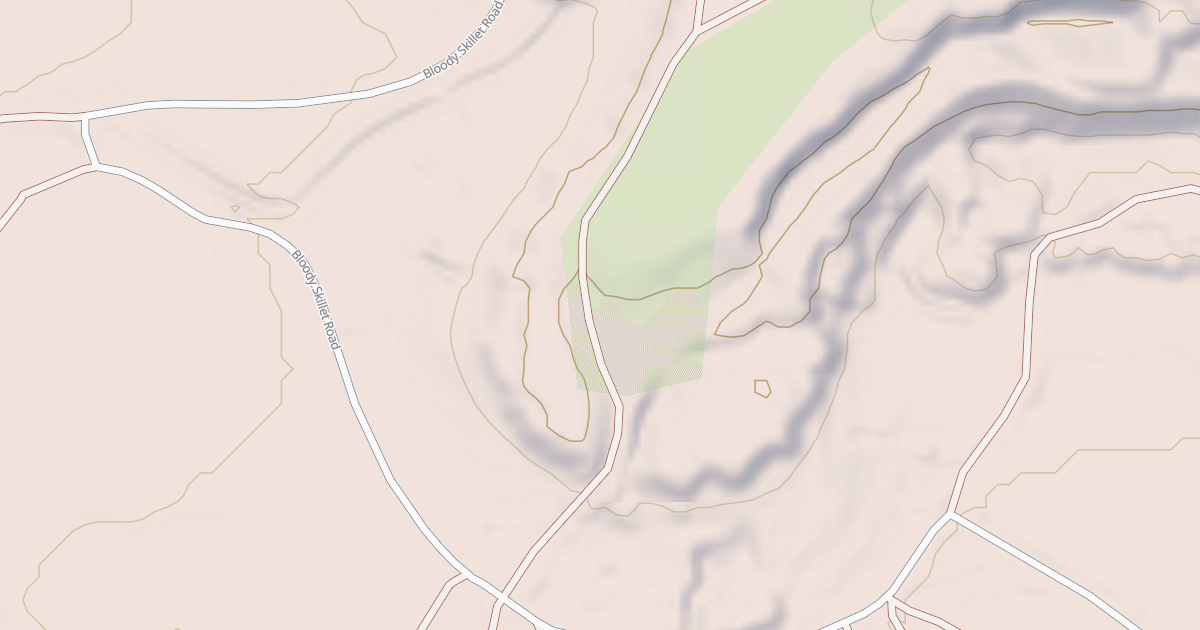 Map preview of Bloody Skillet ATV Trail