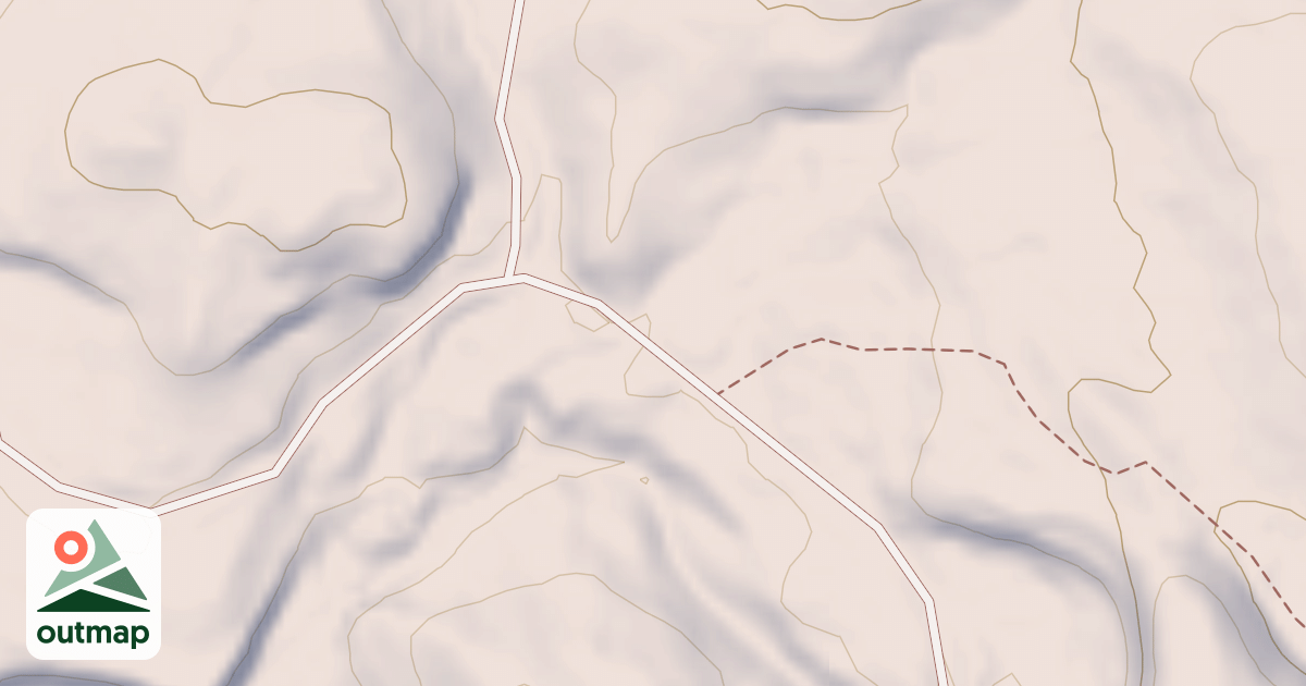 Map of Black Ridge To Kane Creek