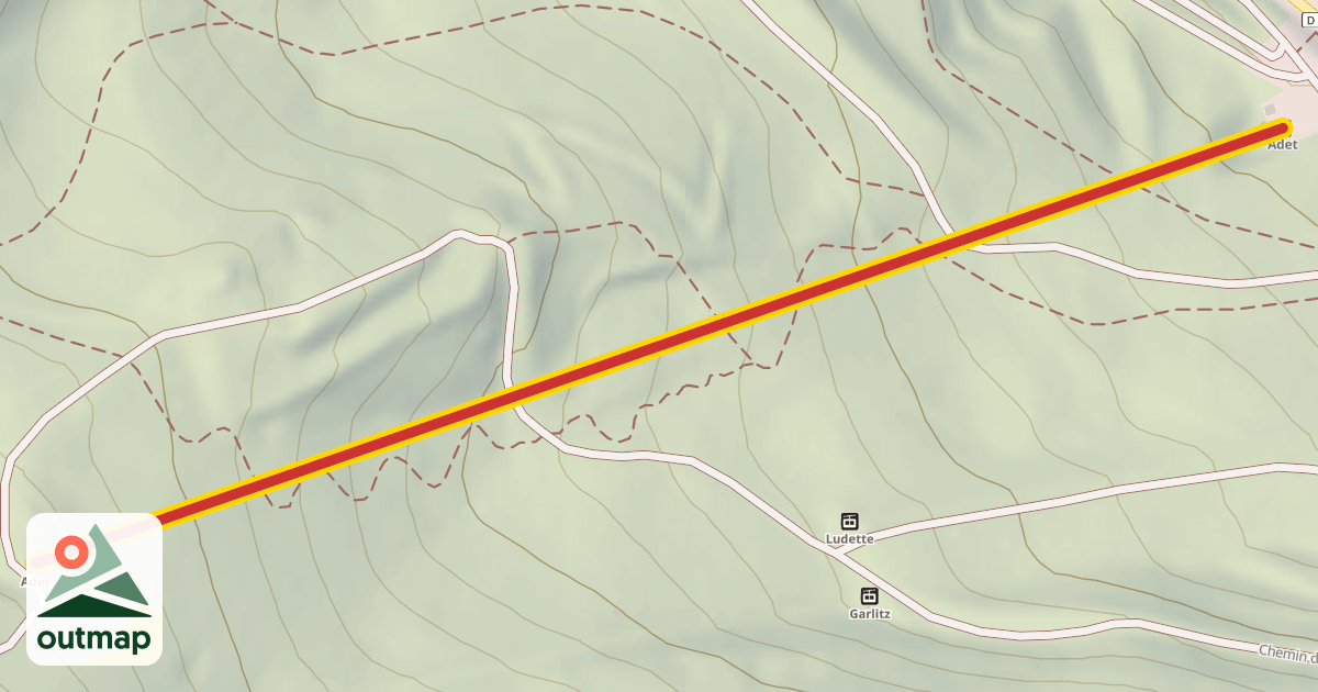 Map of Adet