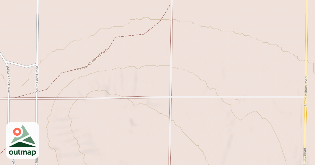 Map of Beaver Creek Trail Mccct