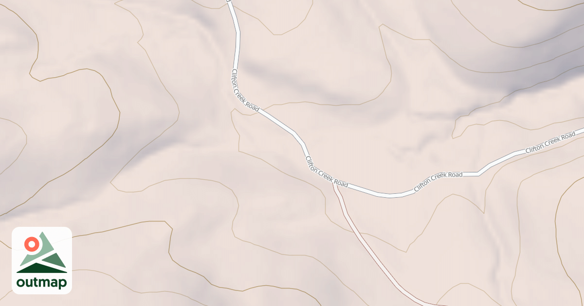 Map of North Weston Peak