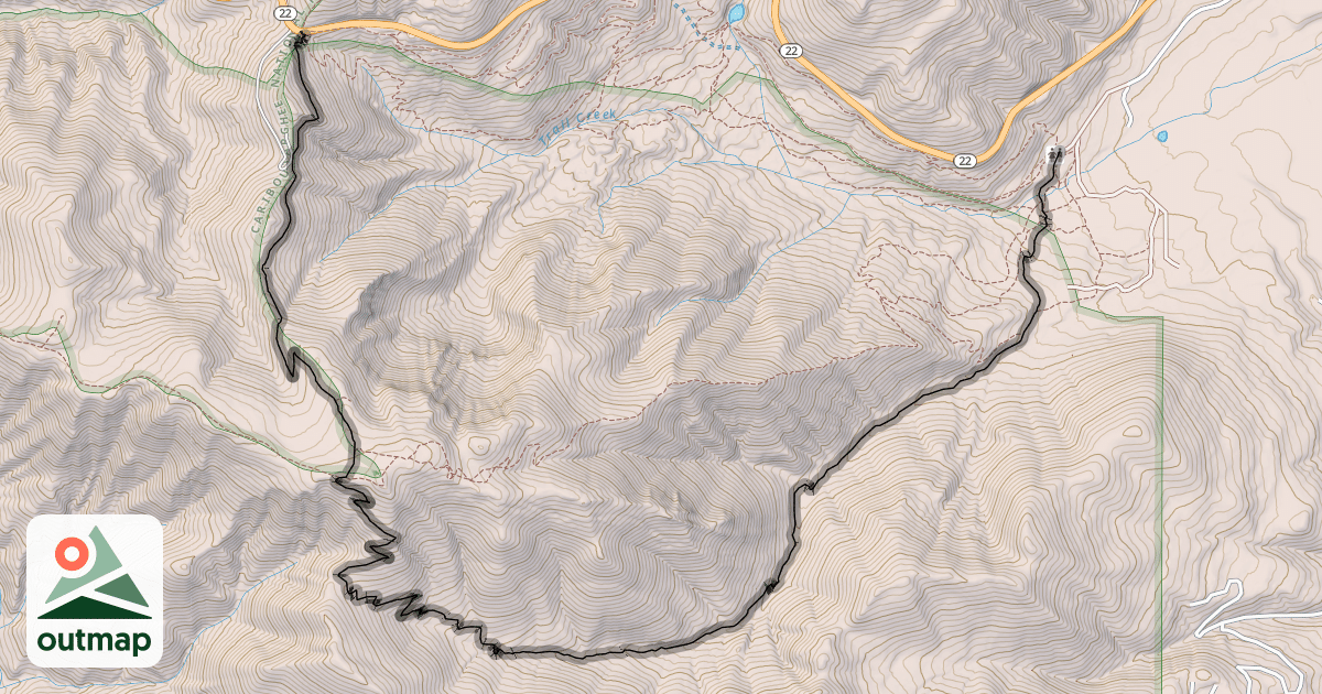 Map of Black Canyon Trail