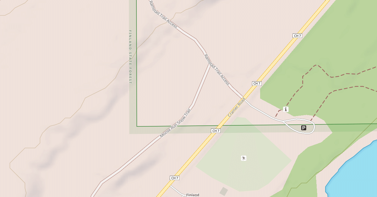 Map preview of Moose Run Trail