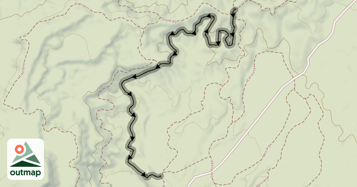 Map of Roller Coaster