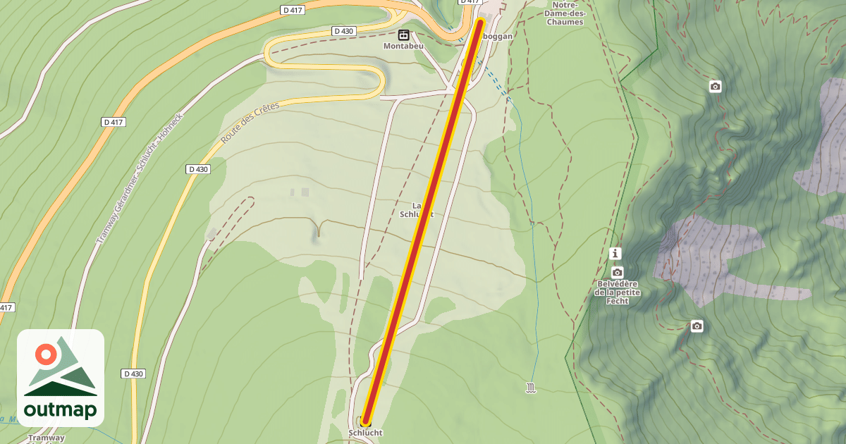Map of Schlucht