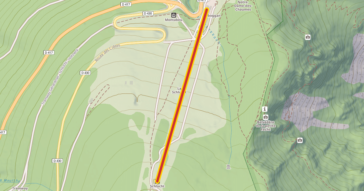 Map preview of Schlucht