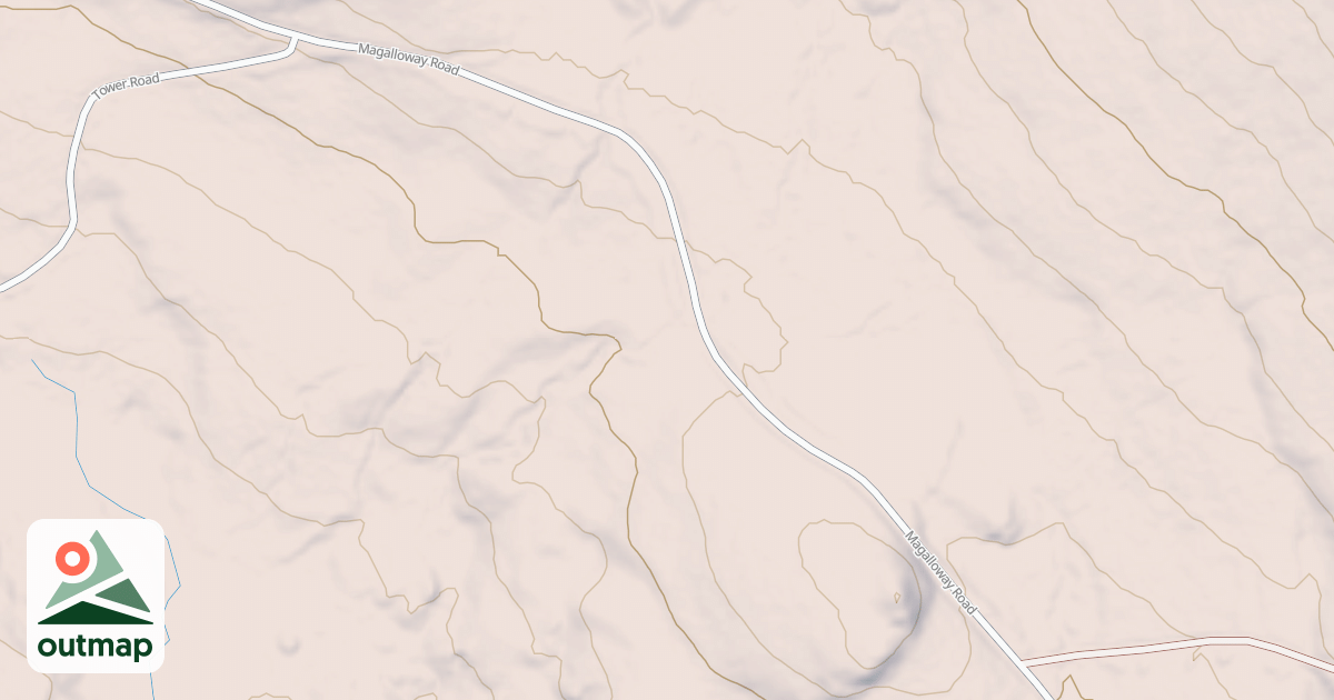 Map of Magalloway Rd