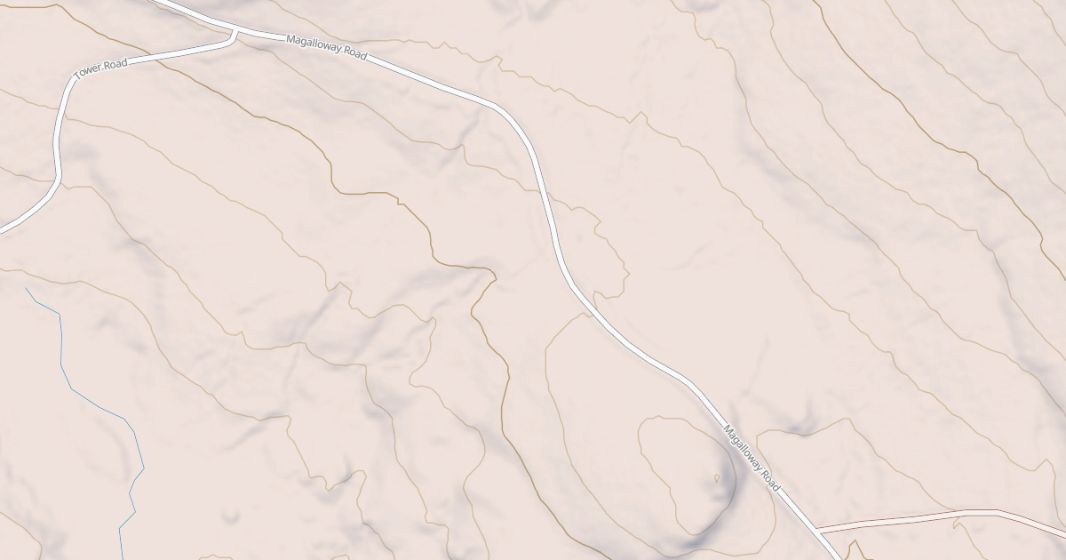 Map preview of Magalloway Rd
