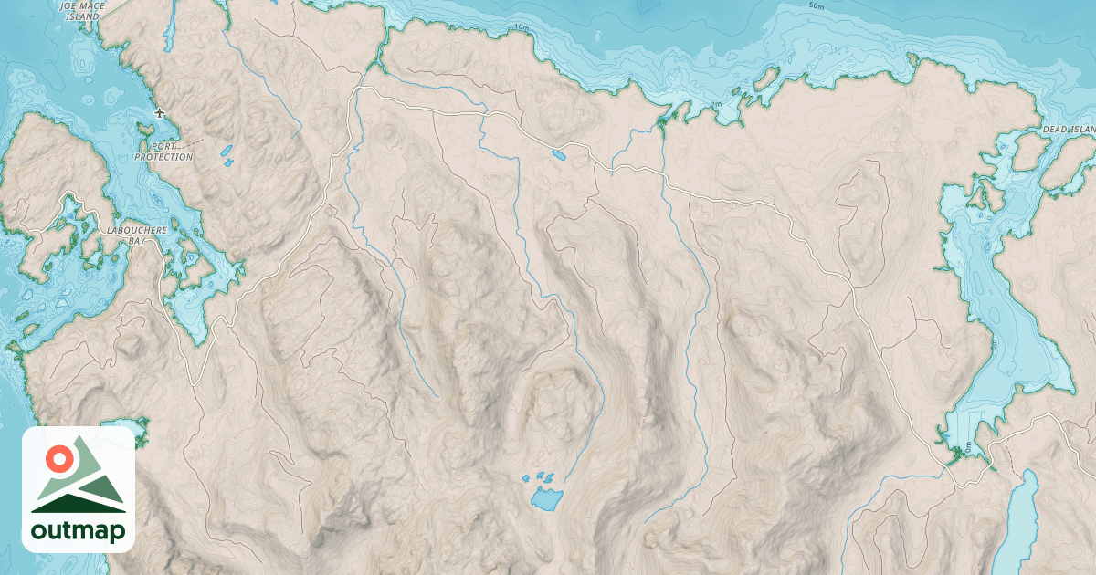Map of NORTH PRINCE OF WALES ROAD