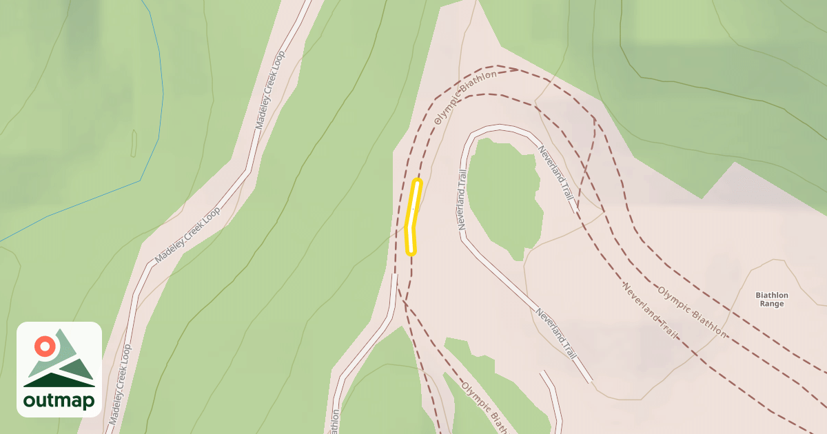 Map of Olympic Biathlon