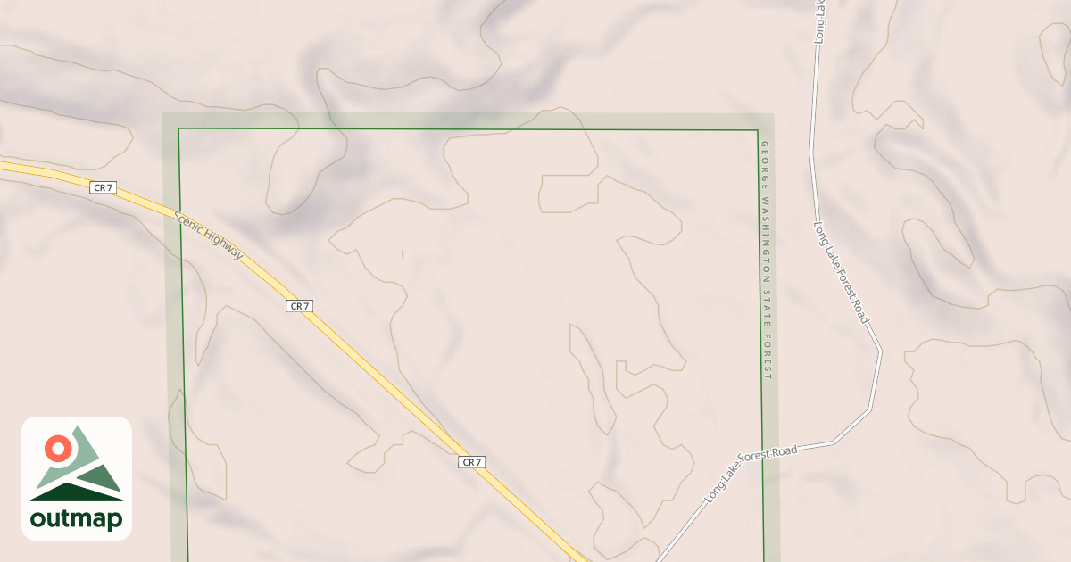 Map of B&B Connection Trail