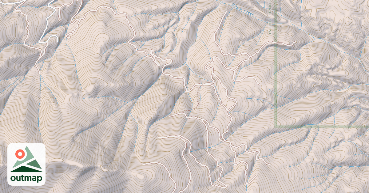 Map of COTTONWOOD CR