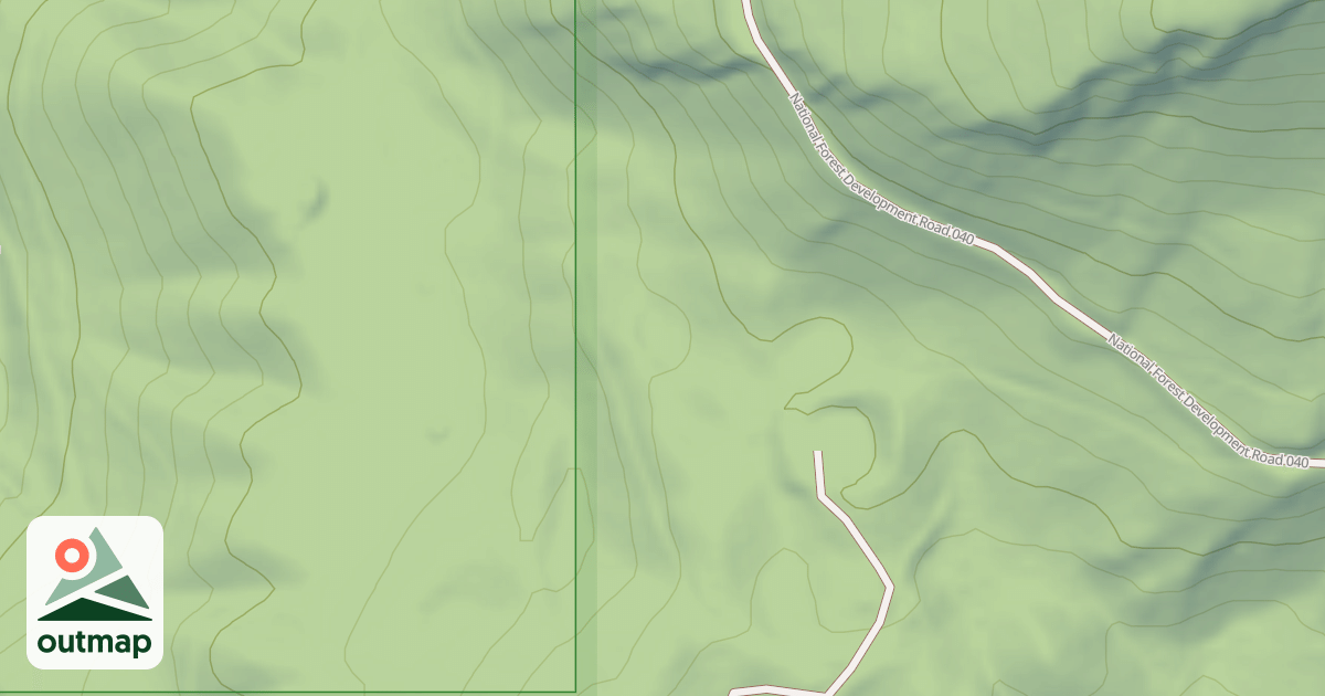 Map of USFS Motor Vehicle Use Map Roads {9CDFD0FF-16FA-46DD-83CD-B7F2384B7497}