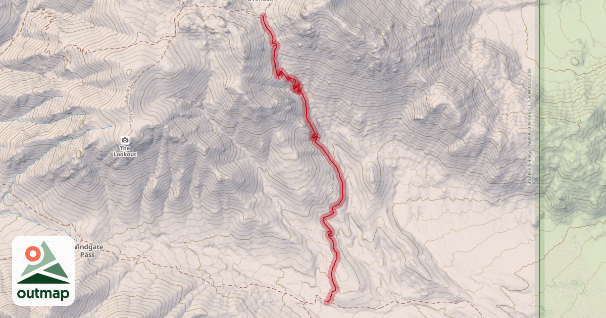 Map of East End Trail