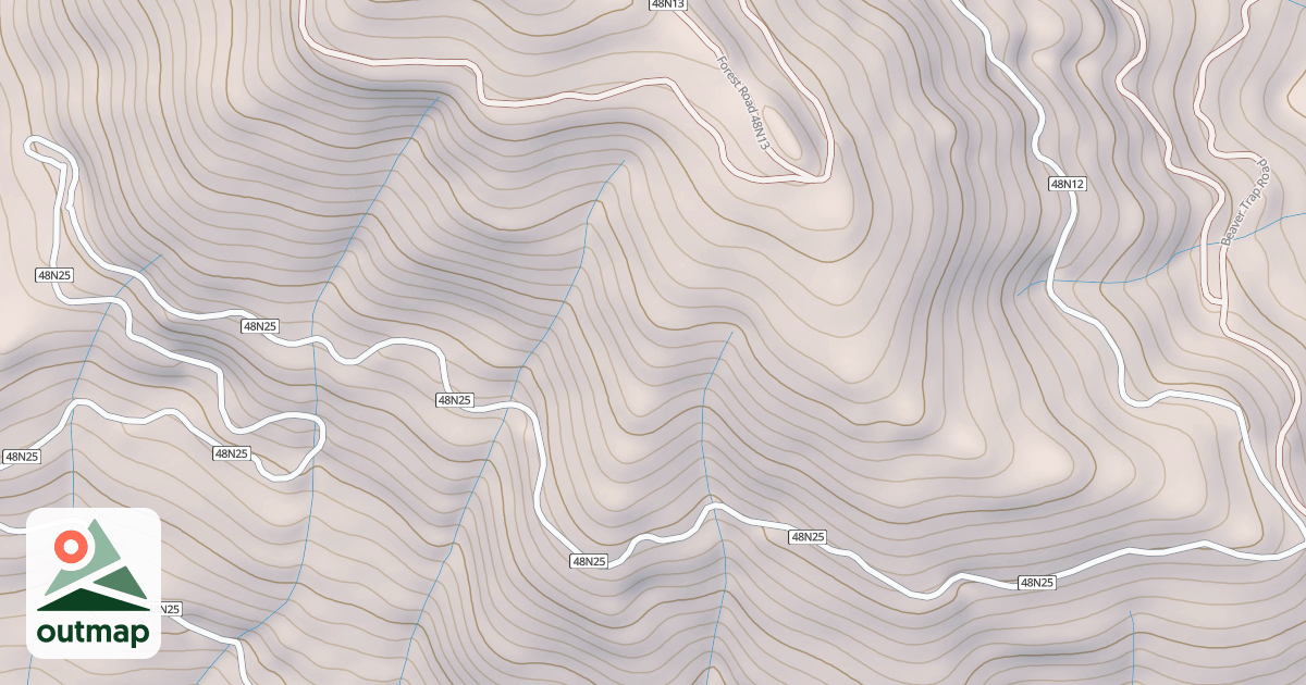 Map of BEAVER TRAP