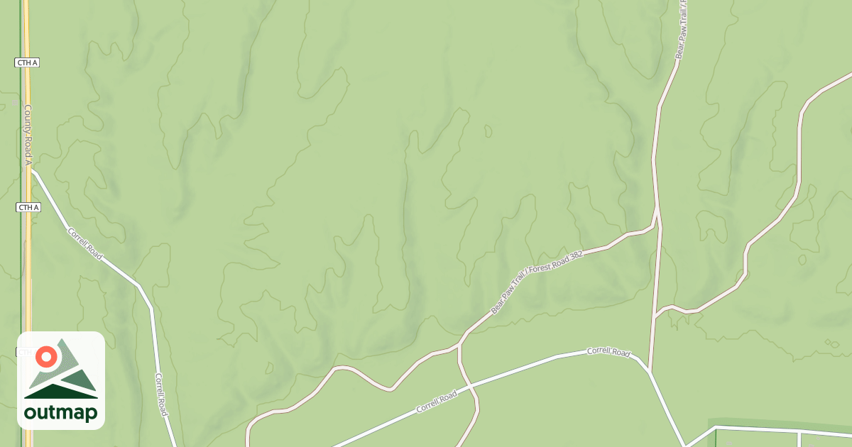 Map of FR 389A