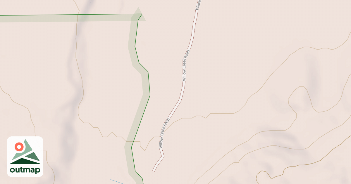 Map of WILLOW CR
