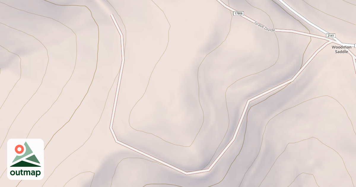 Map of BLUE MOUNTAIN