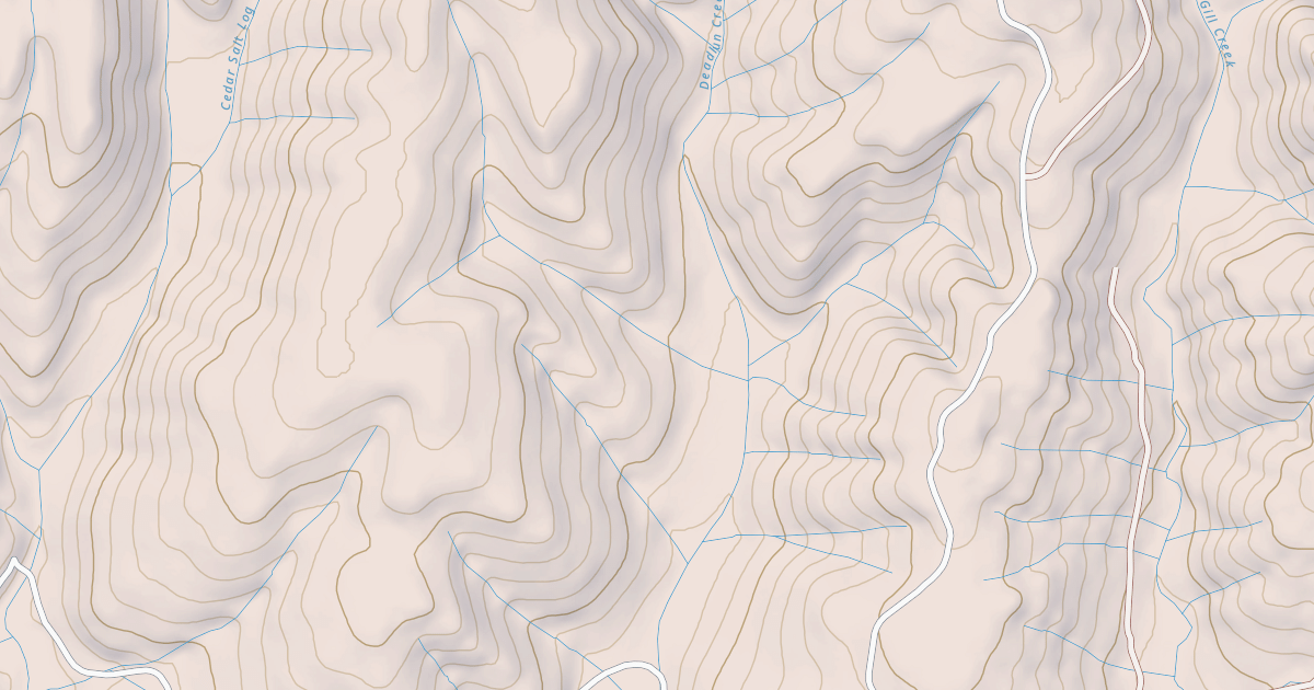 Map preview of CEDAR SALT IRON CANYON EA