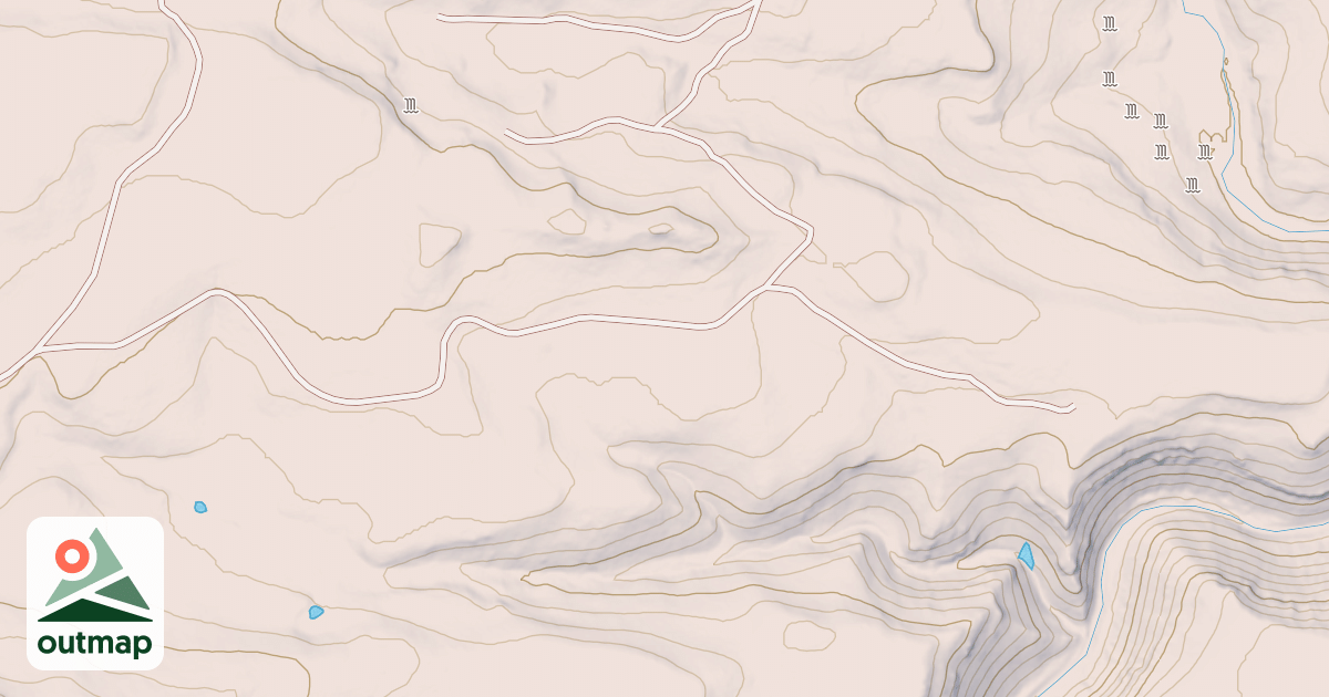 Map of NORTH FORK TS.