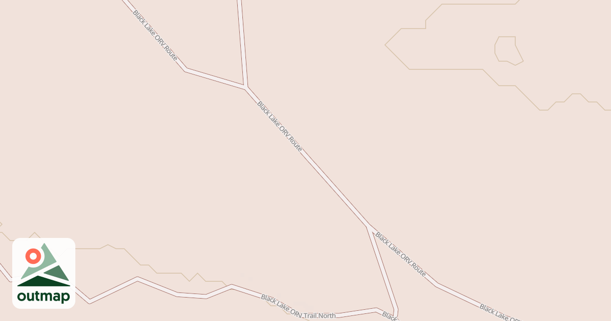Map of Black Lake Route
