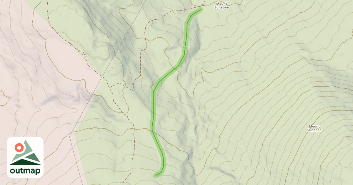Map of Lower Ridge