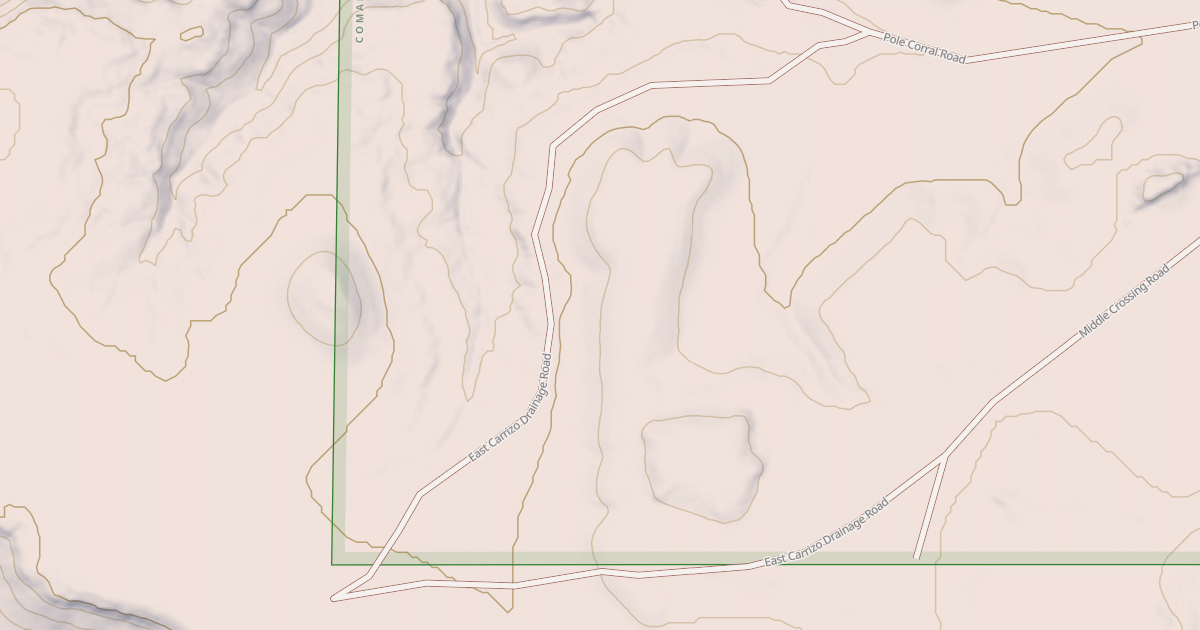 Map preview of EAST CARRIZO DRAINAGE