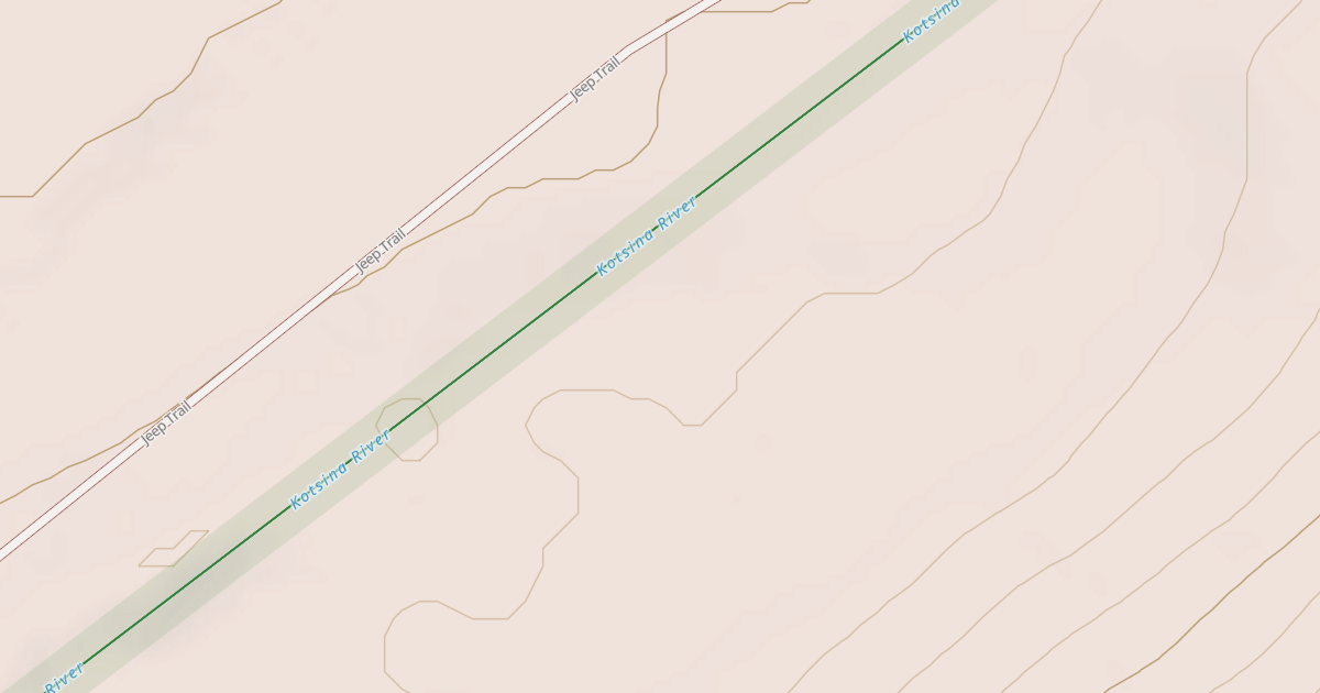 Map preview of Kotsina River Trail