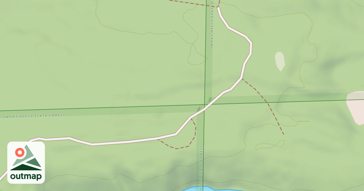 Map of Smoky Hills