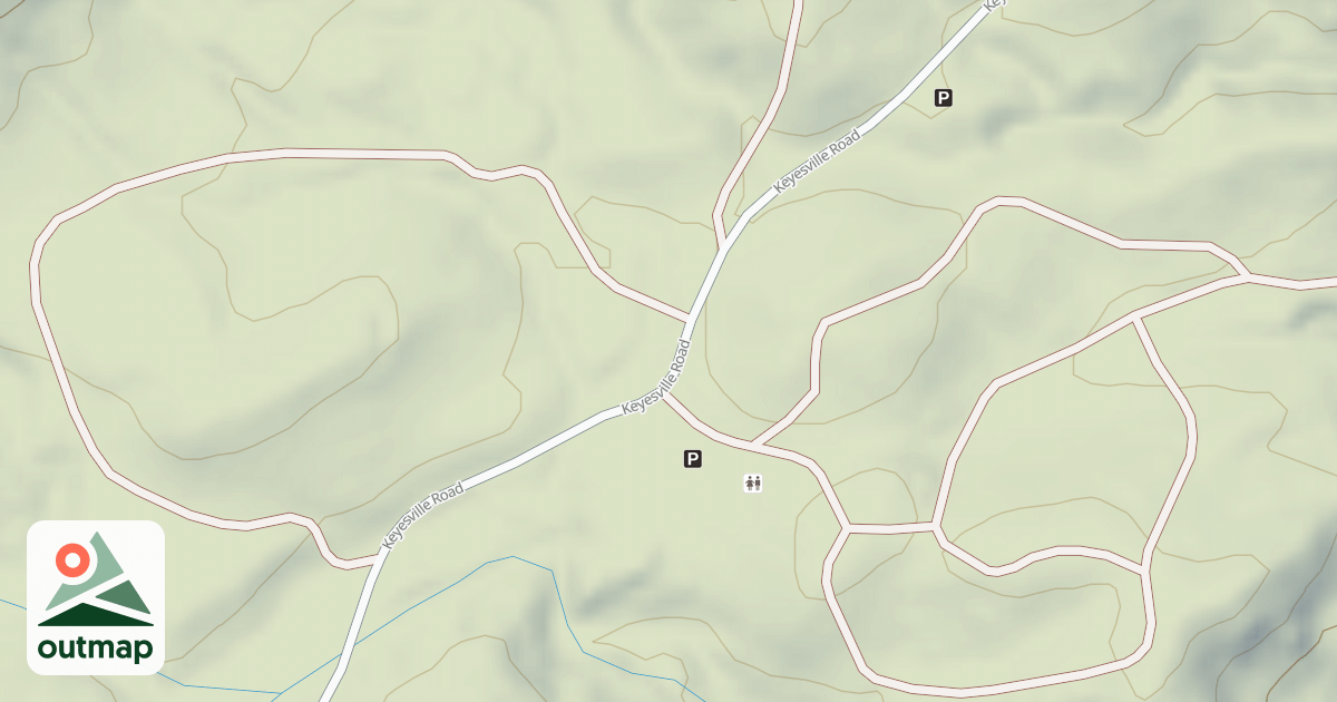 Map of 16070 Keyesville/blk Gulch Usgs Lake Isabel N