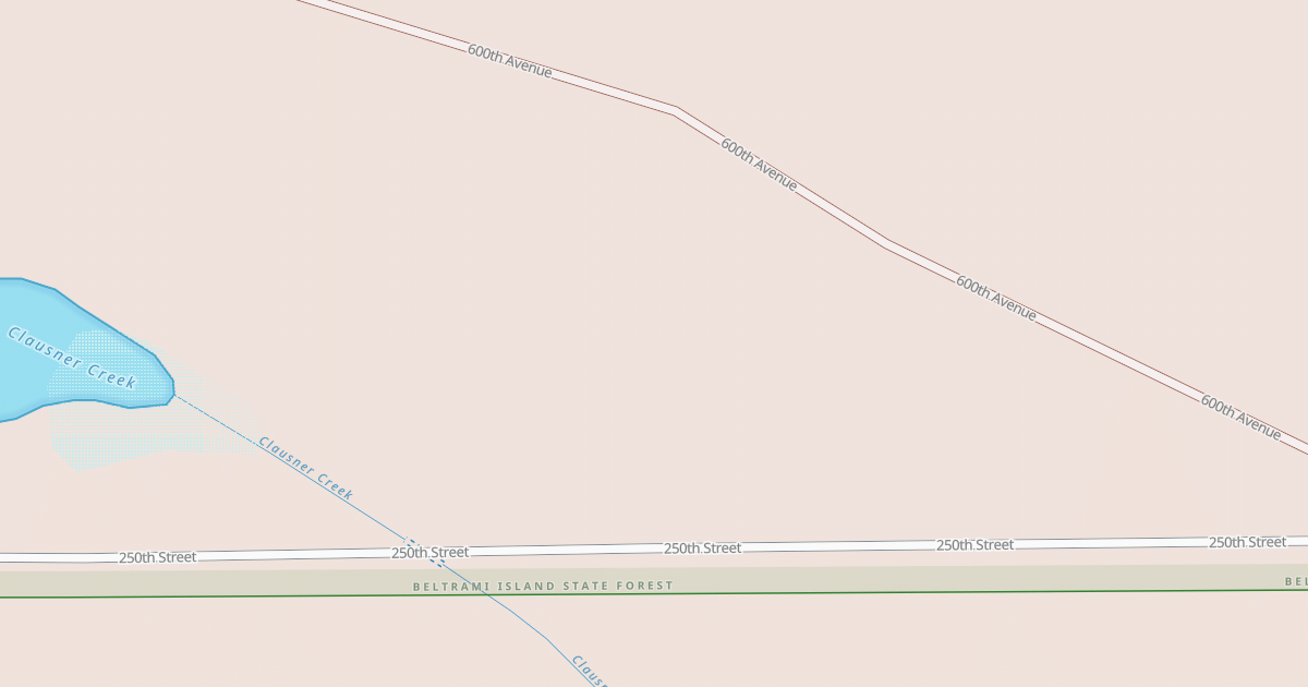 Map preview of Warroad/Roseau Trails