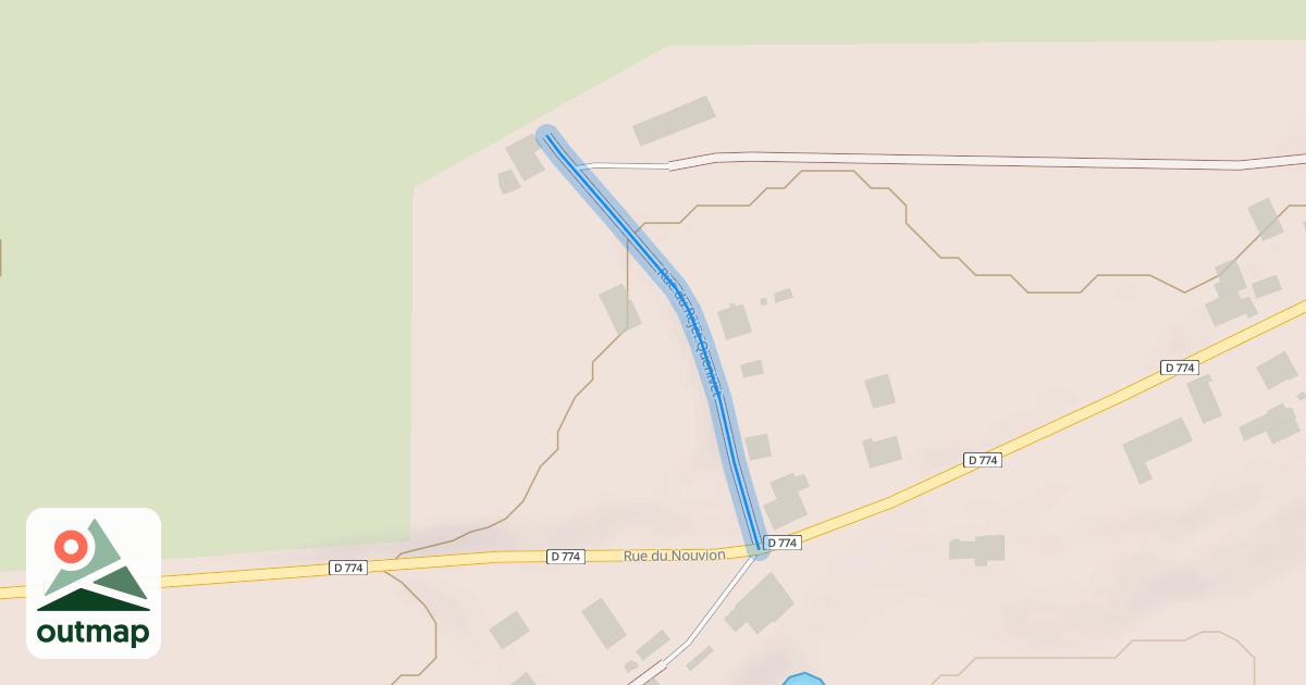 Map of Rue du Rejet Quenivet