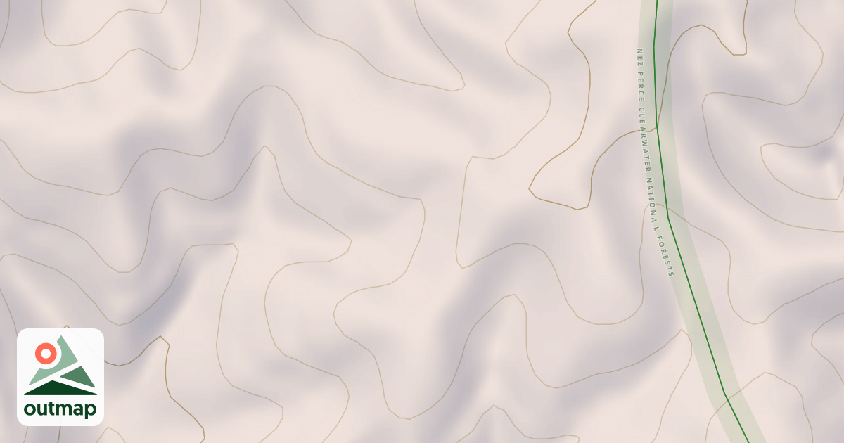 Map of NORTH BROWN