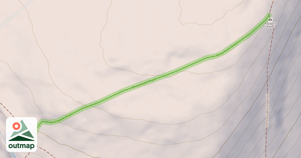 Map of Overlook Trail