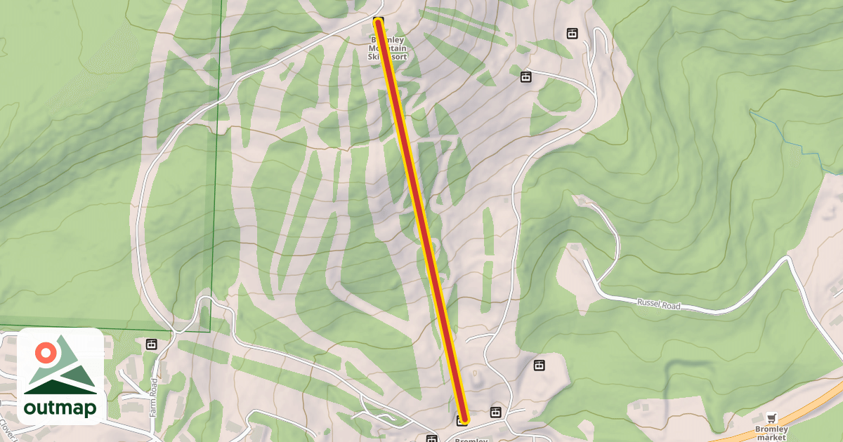 Map of Alpine Chairlift
