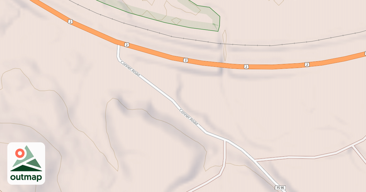 Map of CONNOR BROOK