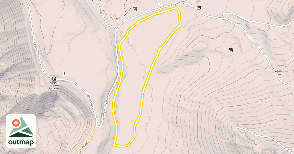 Map of Lower Surveyor Park