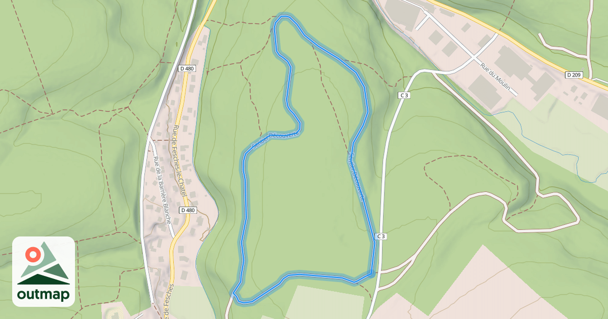 Map of Sentier Découverte