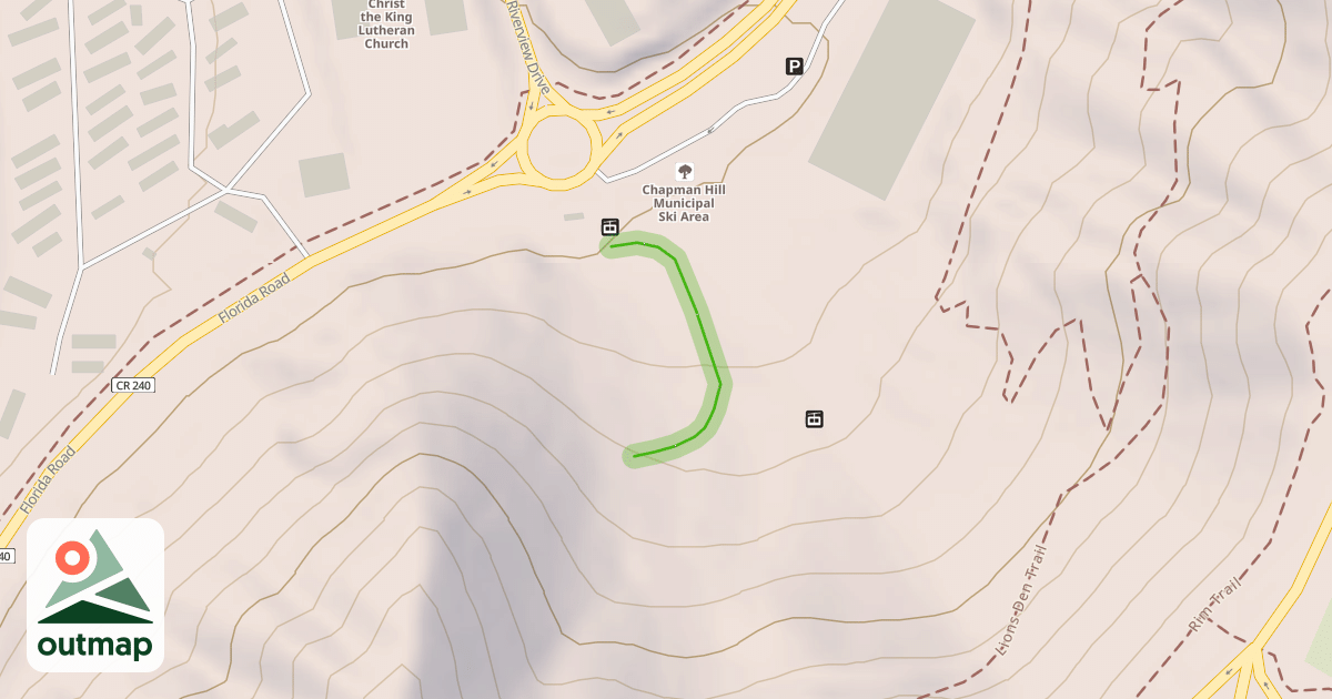 Map of Chapman Hill