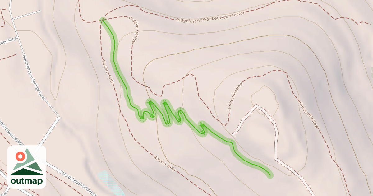 Map of Stairway to Heaven Trail