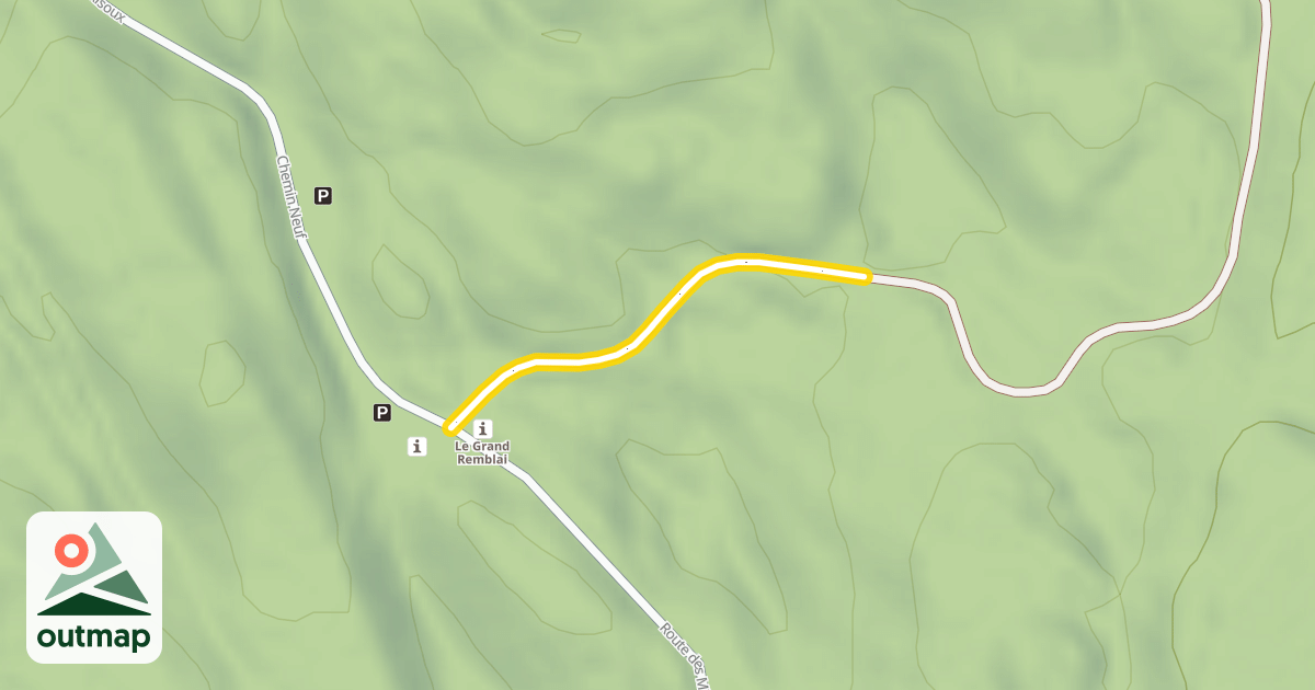 Map of Route du Chemin Neuf