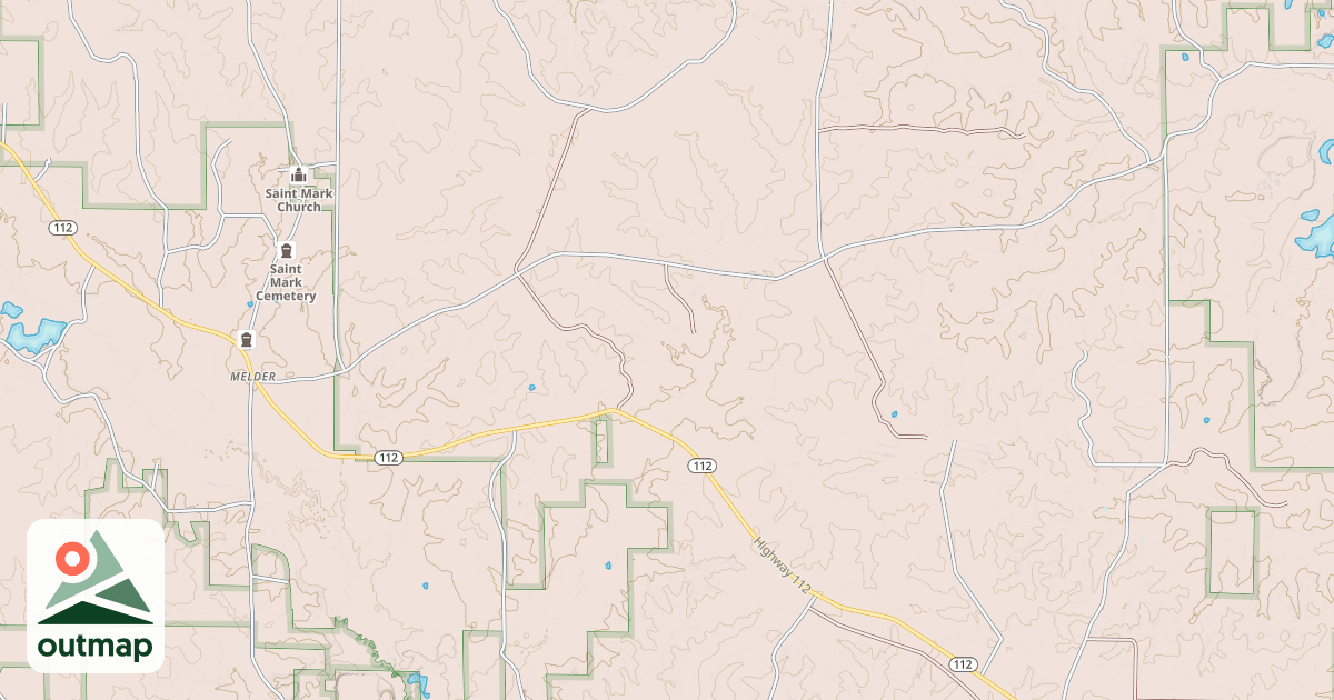 Map of CLAIBORNE NORTH