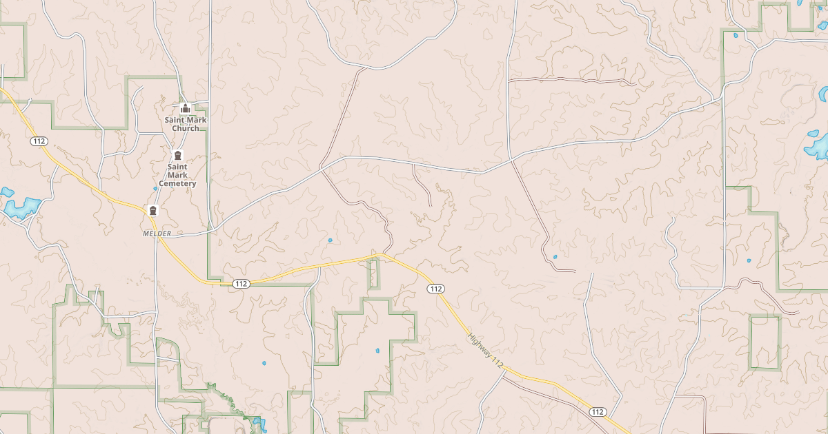 Map preview of CLAIBORNE NORTH