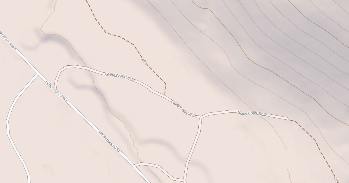 Map preview of GLADE CREEK TRACT RESIDENCES