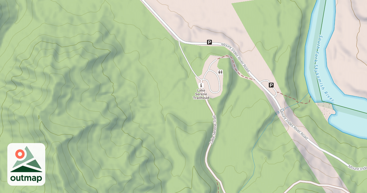 Map of LAKE SERENE TH