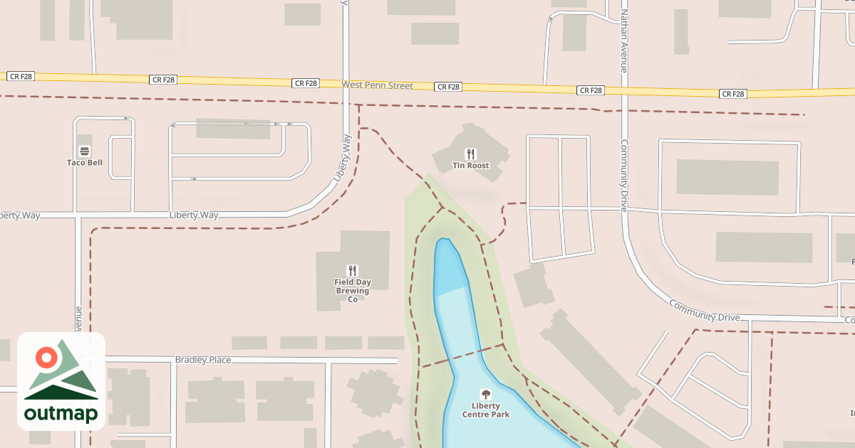 Map of North Ridge Trail