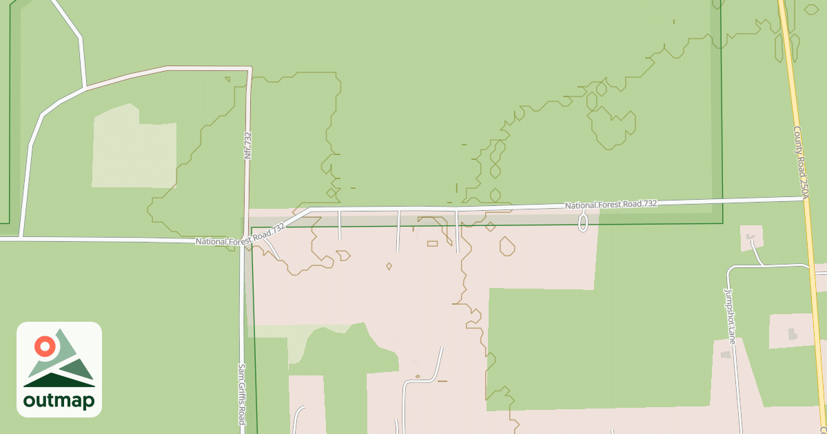 Map of OLUSTEE LOOP