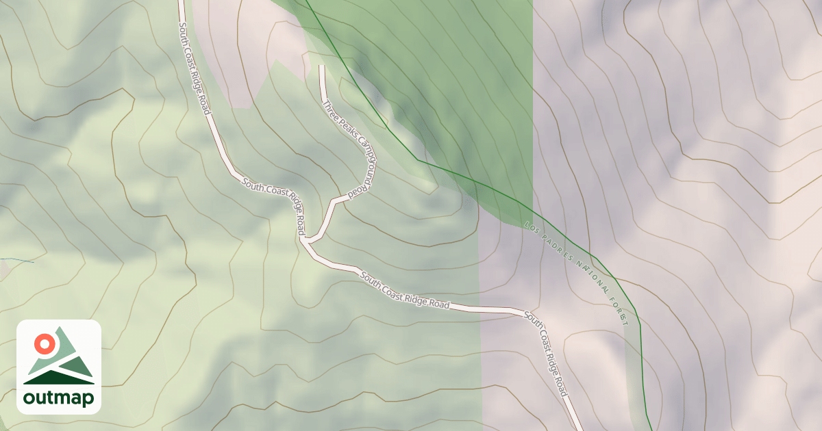 Map of THREE PK. CG.