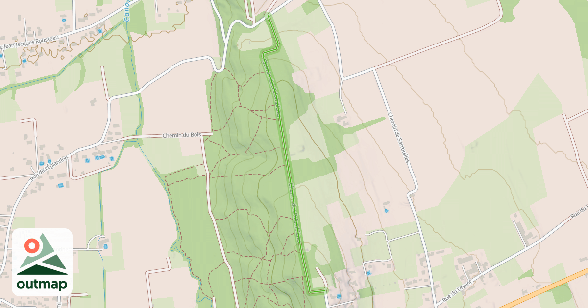 Map of Chemin des Palombières